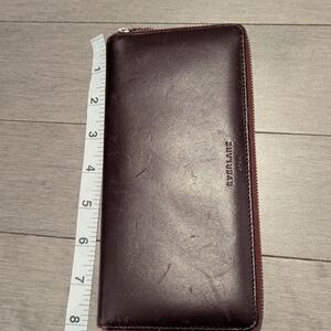 Genuine Leather Burgundy Wallet